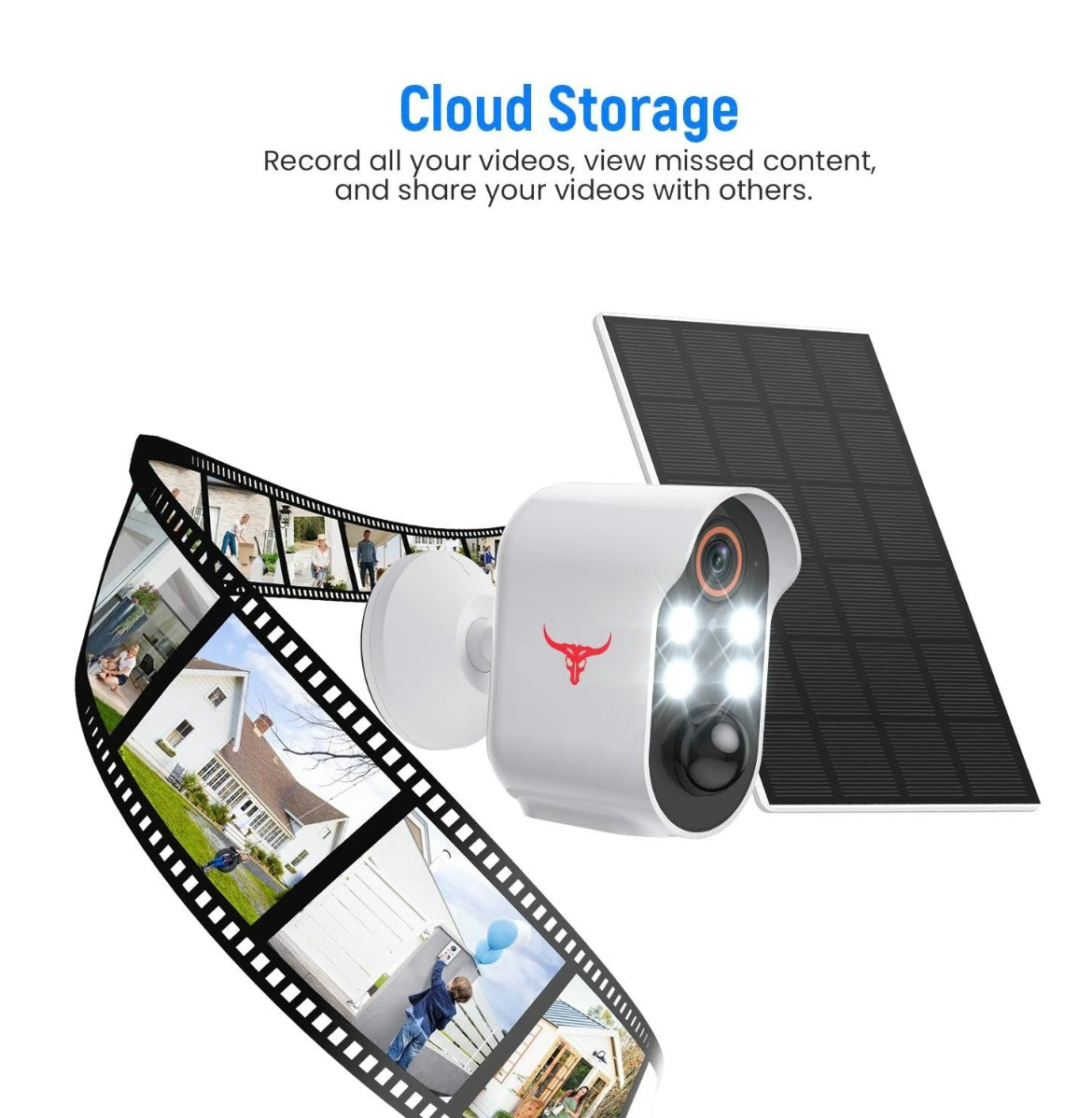 Solar-Powered CCTV Security Camera