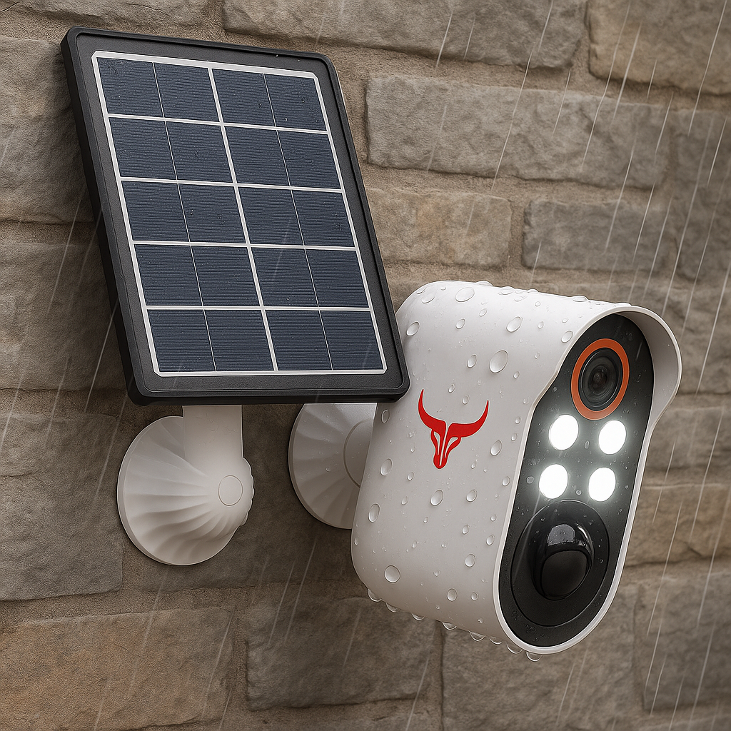 Solar-Powered CCTV Security Camera