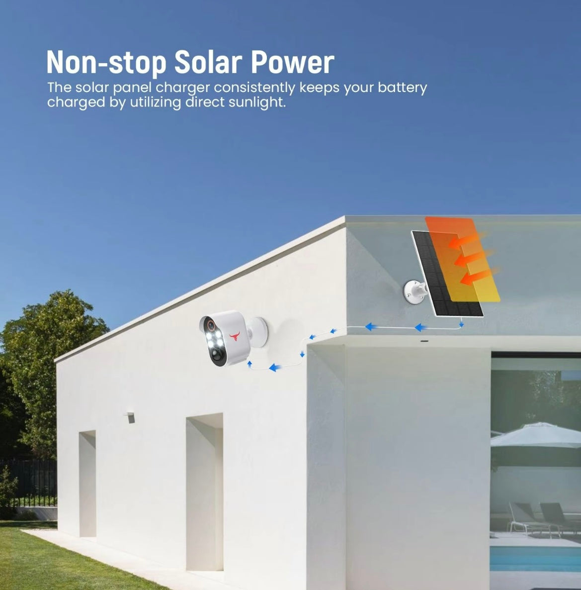 Solar-Powered CCTV Security Camera